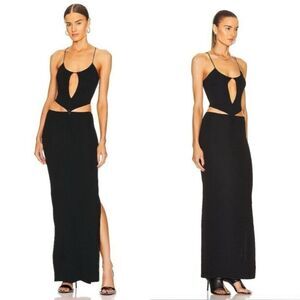 Aya Muse Mesquite Cut Out Knit Dress